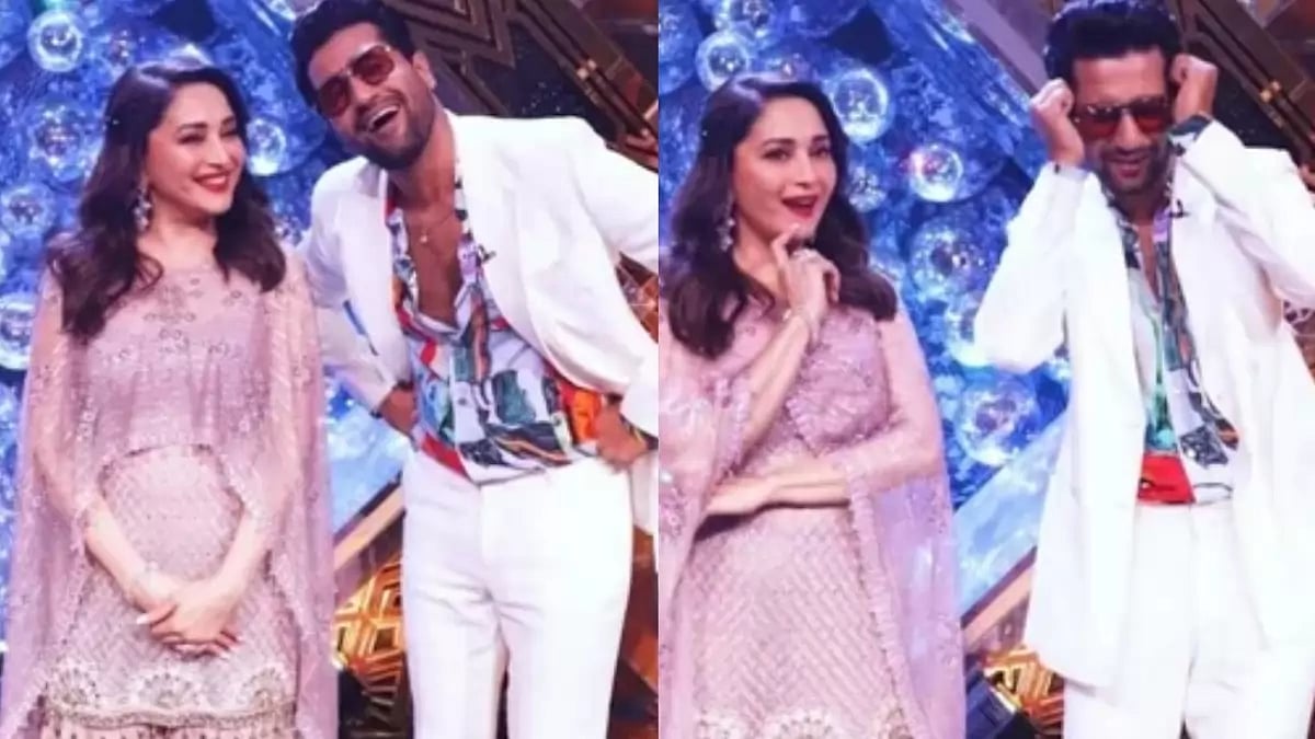 Madhuri Dixit with Vicky Kaushal on 'JDJ 10'
