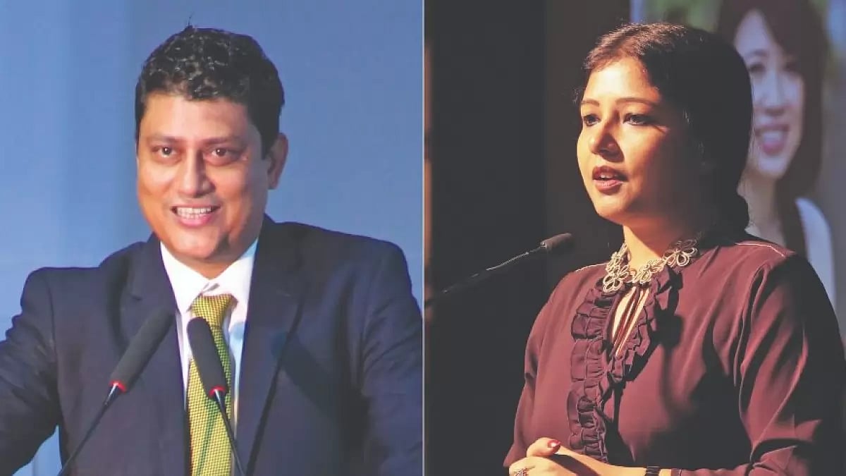 Vertica Dvivedi and Pragath Dvivedi, the Directors of MATECIA EXHIBITION.