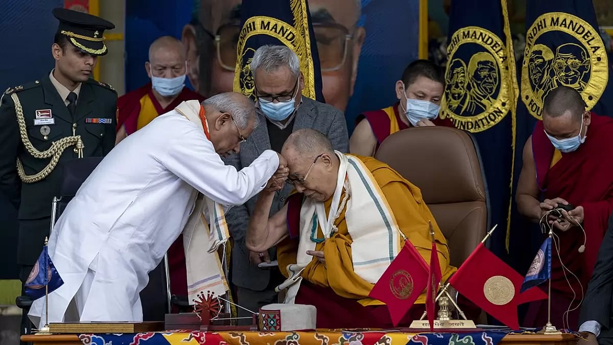 Dalai Lama honoured with Gandhi Mandela Award