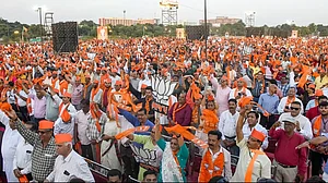BJP election campaign in Vadodara