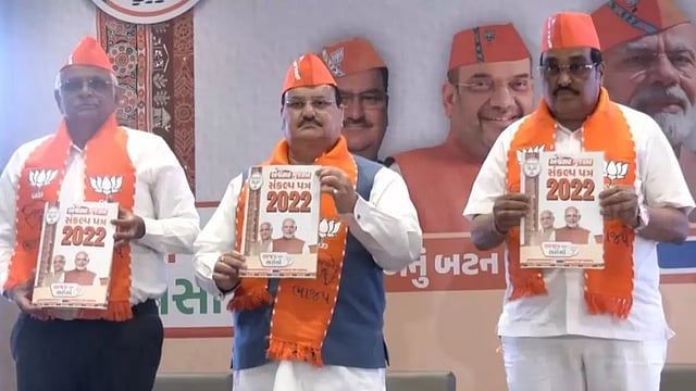 Gujarat Elections: BJP Releases Manifesto, Promises Uniform Civil Code, Girls' Free Education, $1 Trillion Economy