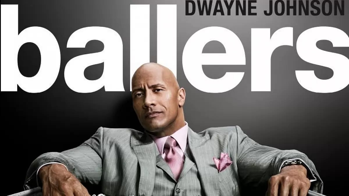 Dwayne 'The Rock' Johnson In A Poster From 'Ballers'