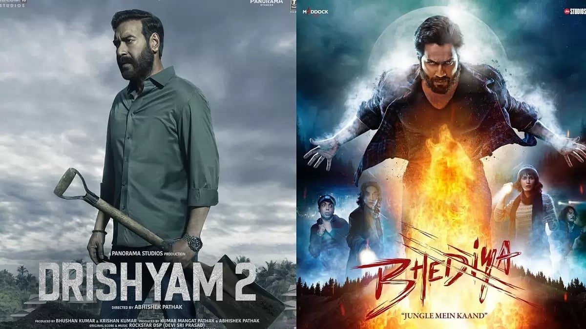 Weekend box office collections of 'Drishyam 2' and 'Bhediya'