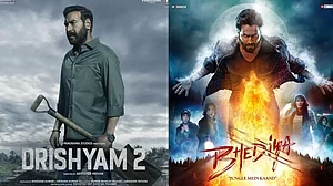 Weekend box office collections of Drishyam 2 and Bhediya