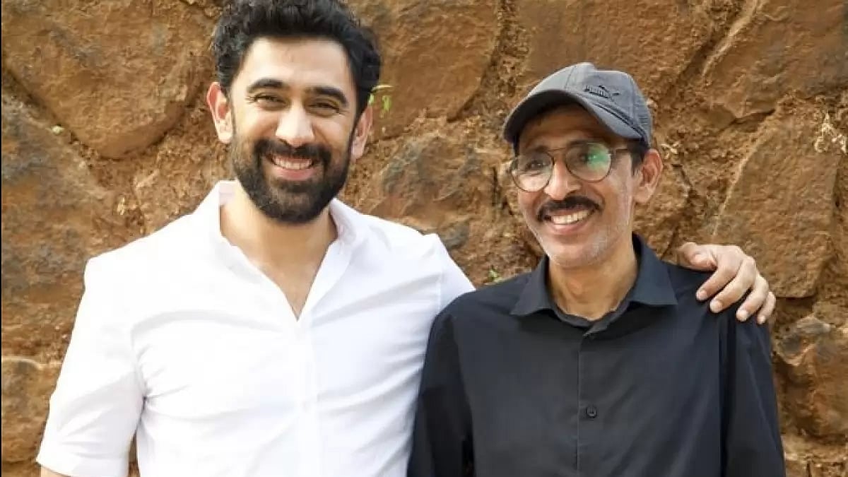 Amit Sadh With His Manager Imran