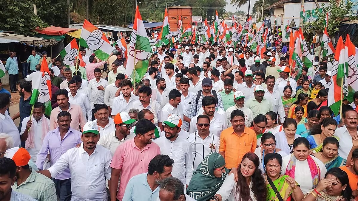 Representative image of Congress party workers