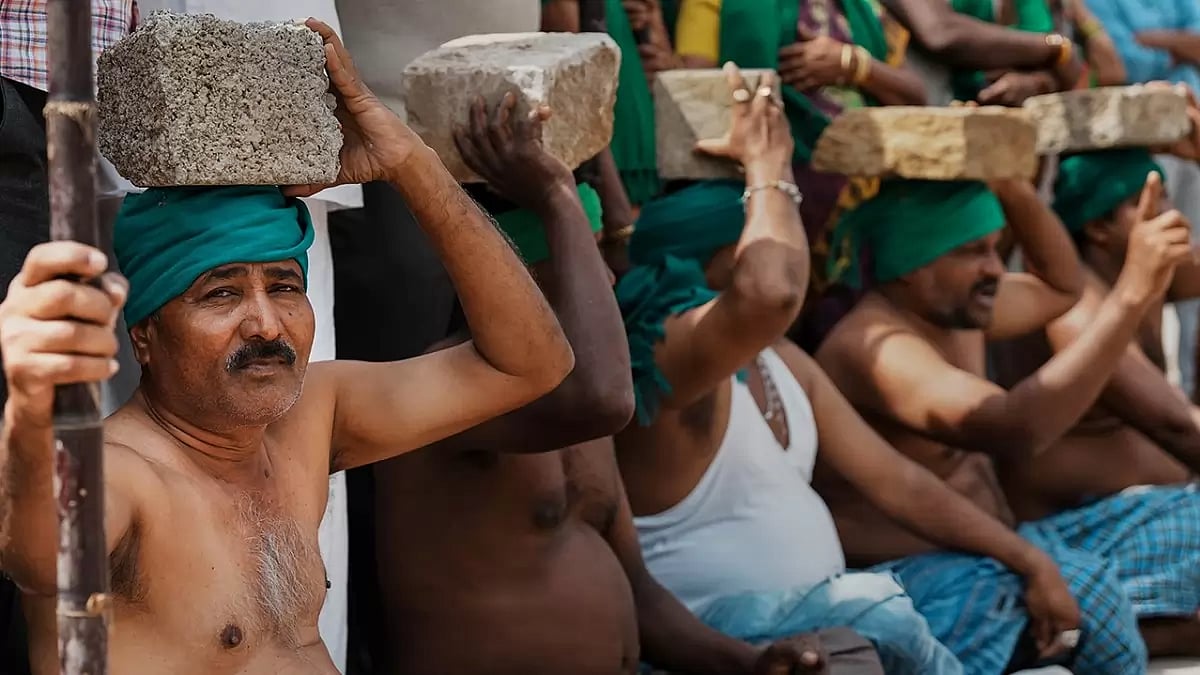 Sugarcane farmers protest