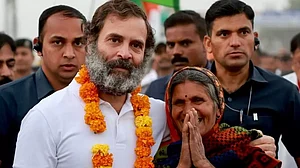 Congress leader Raul Gandhi during Bharat Jodo Yatra