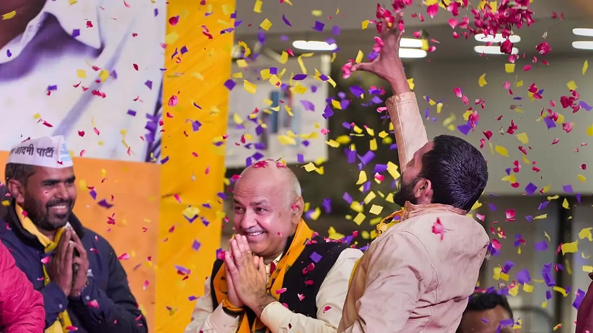 Manish Sisodia during MCD election campaign