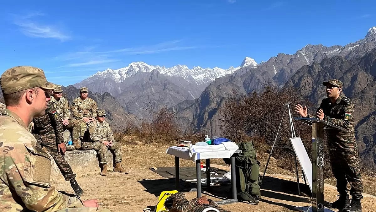 Exercise Yudh Abhyaas underway in Auli, Uttarakhand