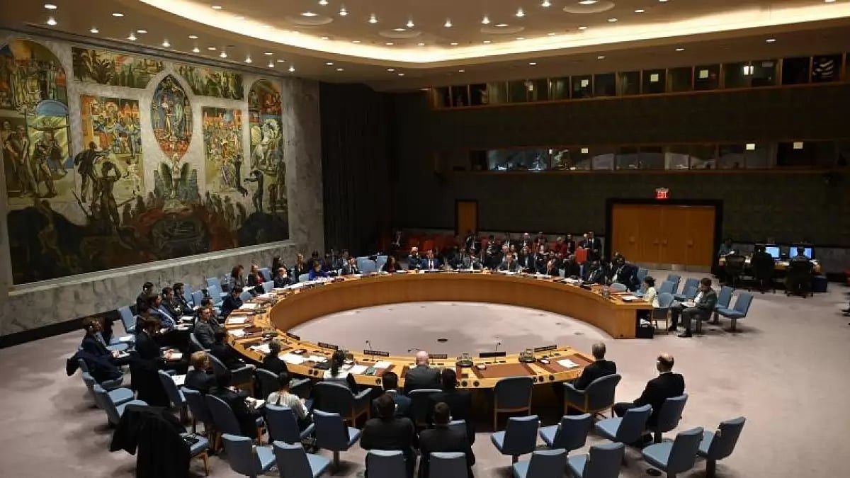 UN Security Council meeting in New York