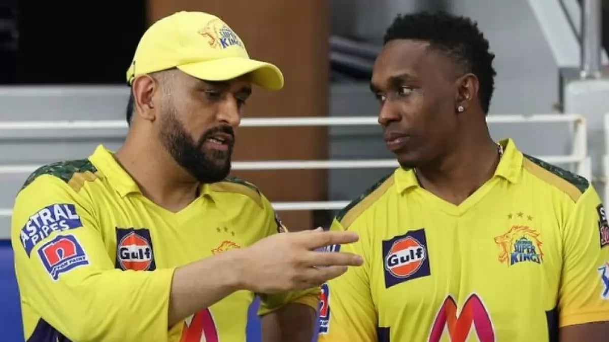 Dwayne Bravo is all ears to CSK captain MS Dhoni.