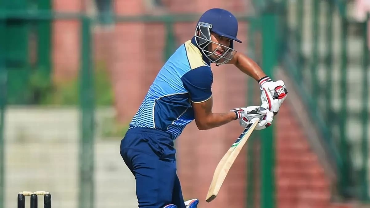 Sheldon Jackson scored an unbeaten 133 off 136 balls.