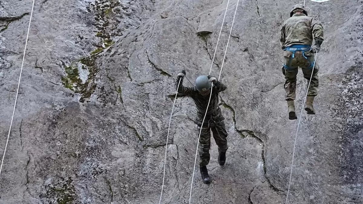 Soldiers of Indian and US army jointly participating in Yudh Abhyas