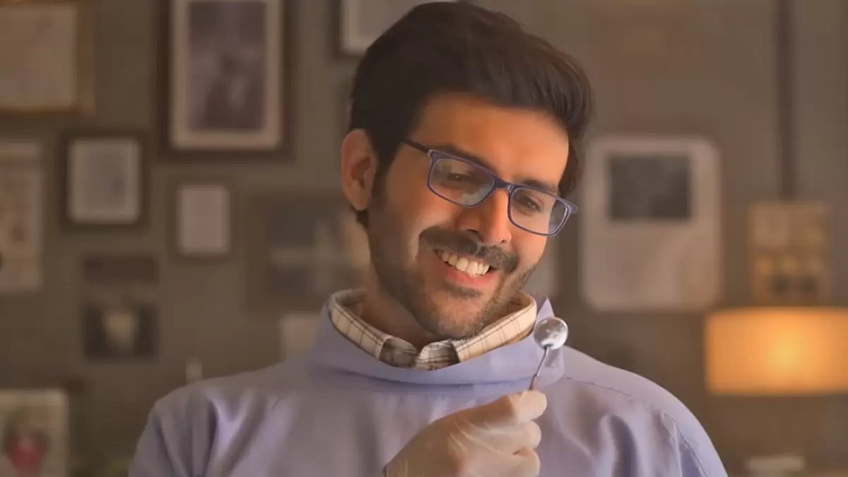Kartik Aaryan In A Still From 'Freddy'