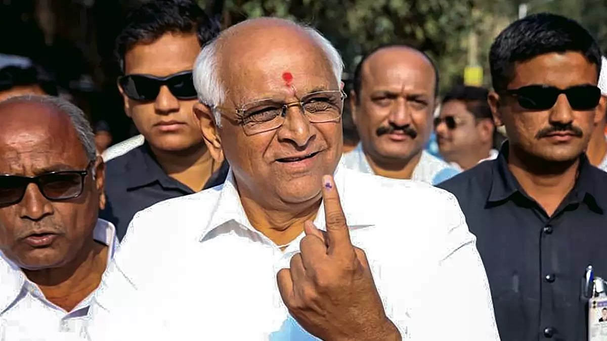 Bharatiya Janata Party (BJP) leader Bhupendra Patel