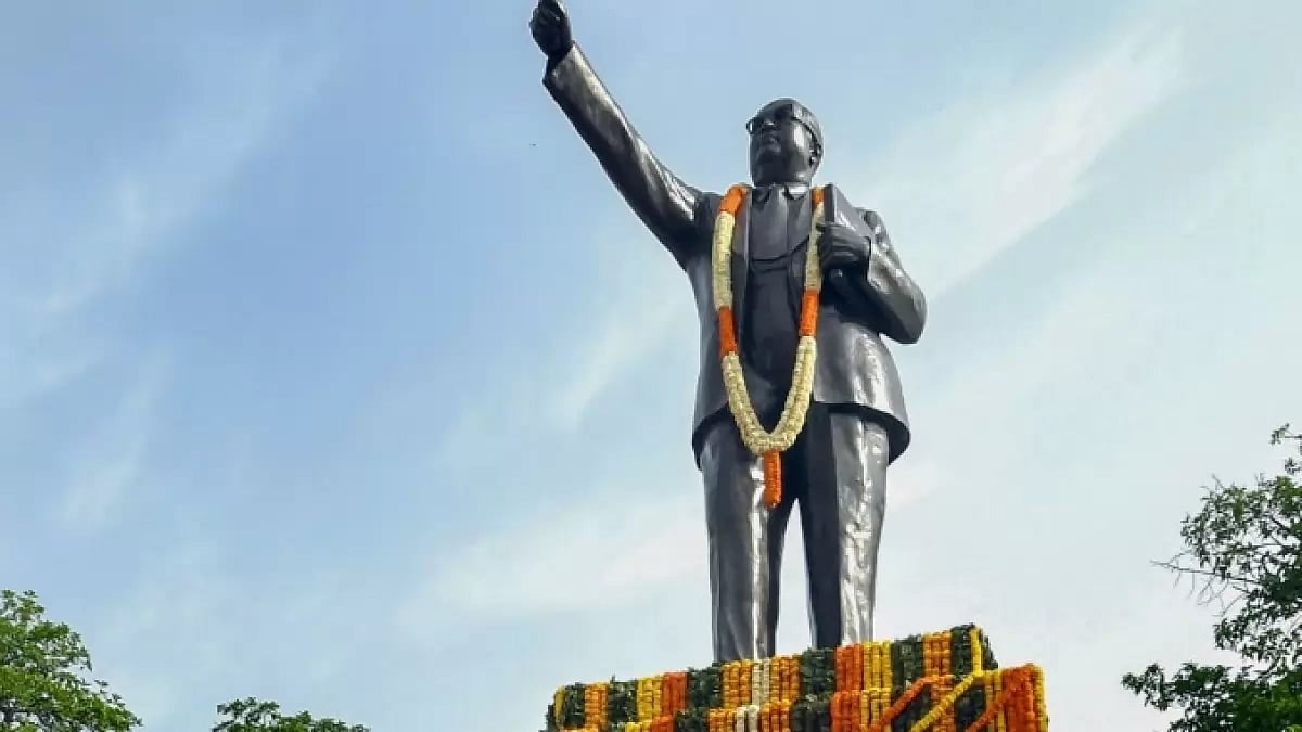 Dr B R Ambedkars statue