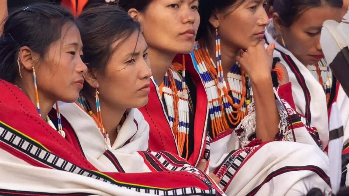 The handloom shawls of Nagaland