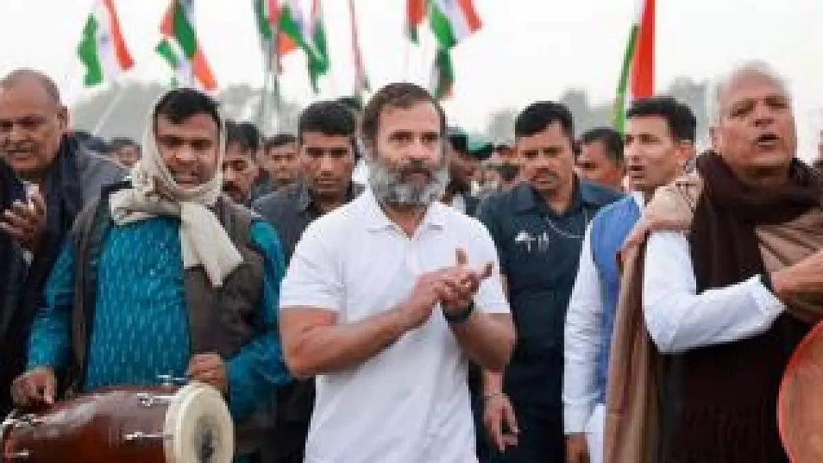 Congress leader Rahul Gandhi during Bharat Jodo Yatra