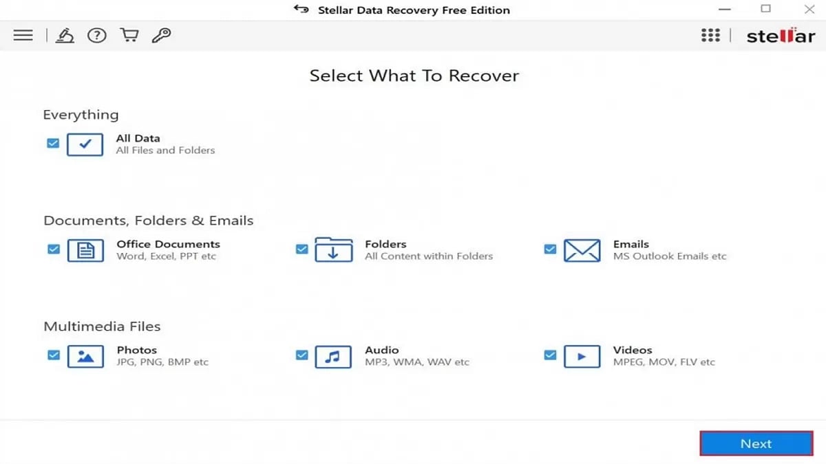 Stellar Data Recovery Free Edition