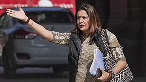 Priyanka Chaturvedi at Parliament House