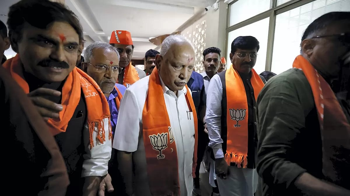 BS Yediyurappa in Gandhinagar