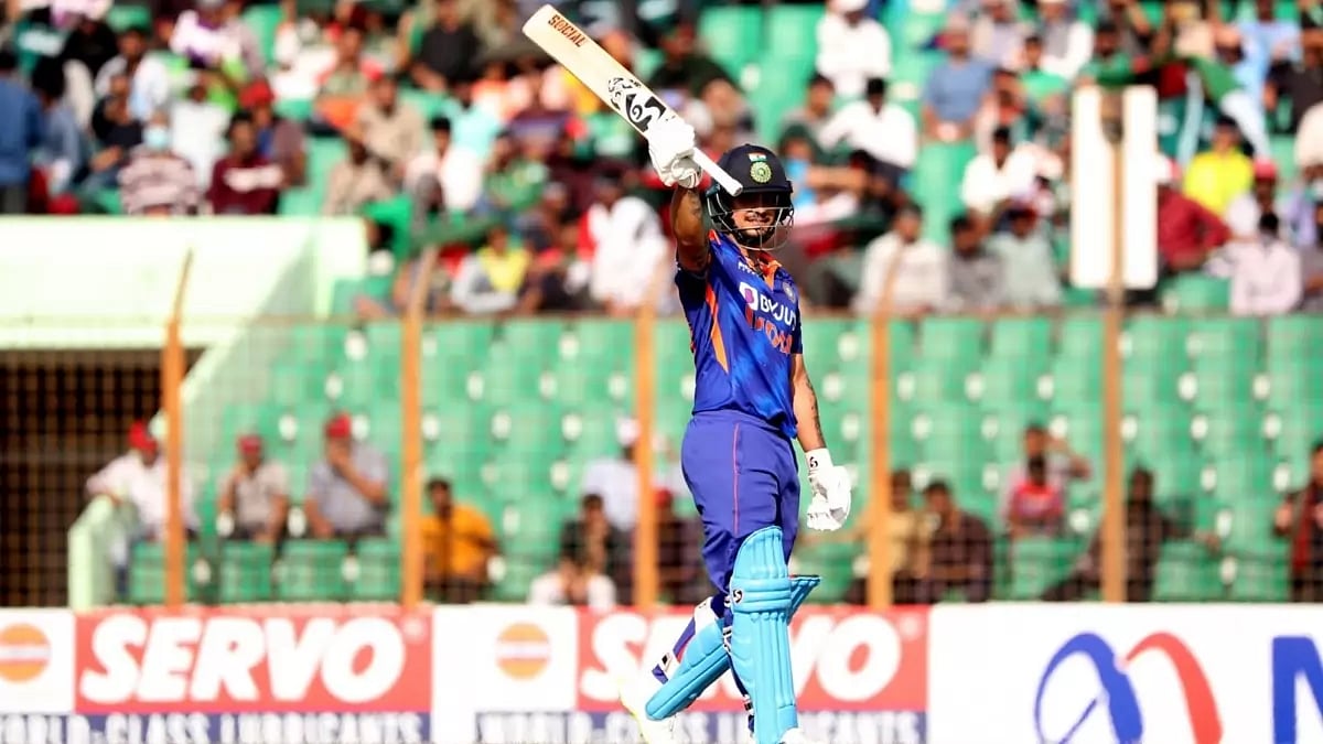 Thanks to Kishan's innings, India posted a huge 409 for eight.