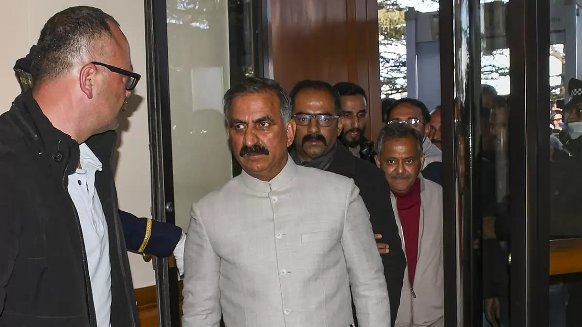 Sukhvinder Singh Sukhu in Shimla