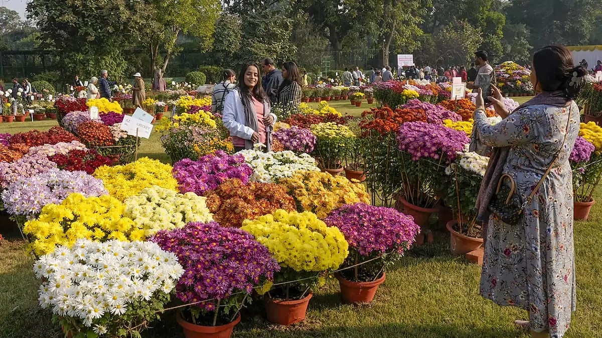 Flower show in Lucknow