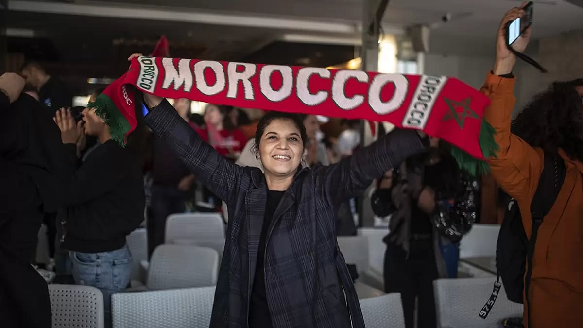 Morocco became the first African nation to play in the semifinal of the FIFA World Cup.