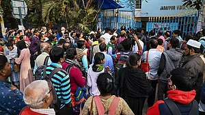 West Bengal Primary Teachers protest