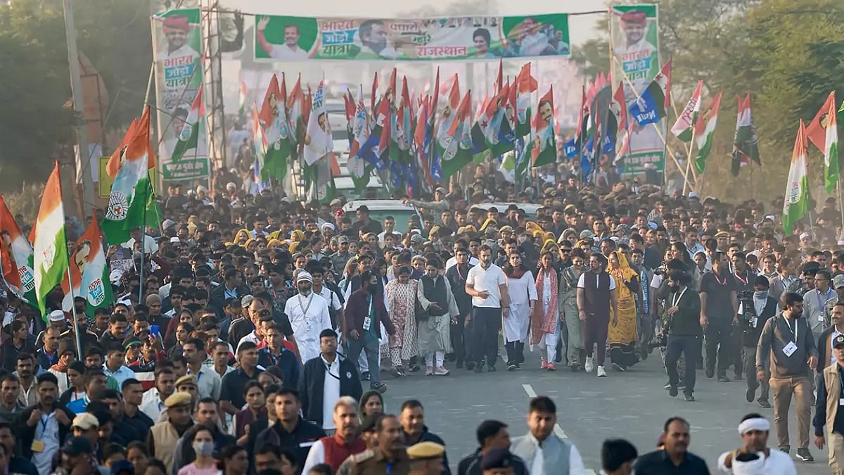 Bharat Jodo Yatra in Rajasthan
