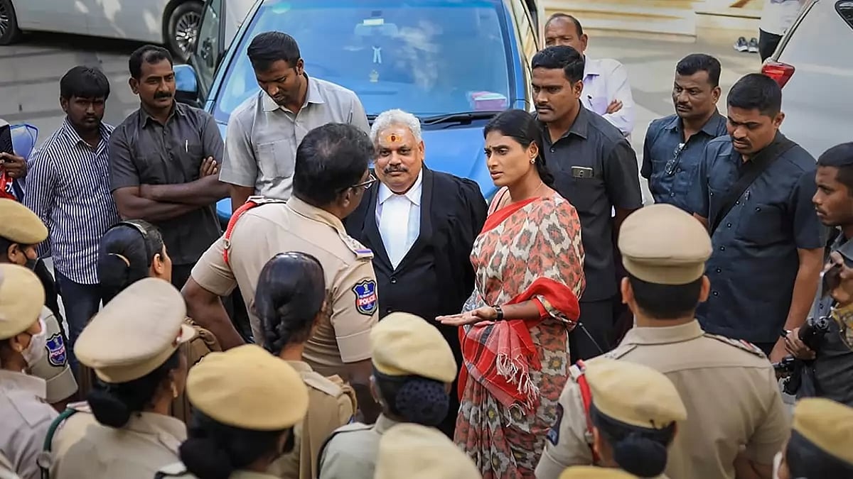 YS Sharmila in Hyderabad