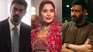 Arjun Rampal, Madhuri Dixit, Ajay Devgn
