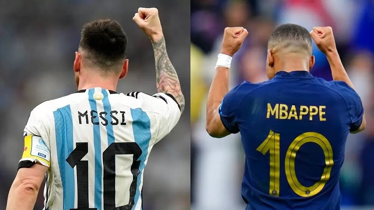 PSG teammates Lionel Messi and Kylian Mbappe will be opponents on Sunday.