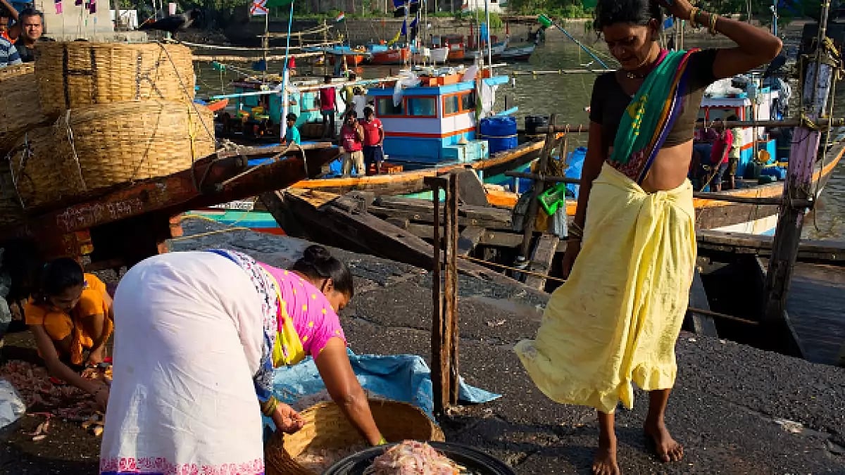 The salty sweat of a fisherwoman...