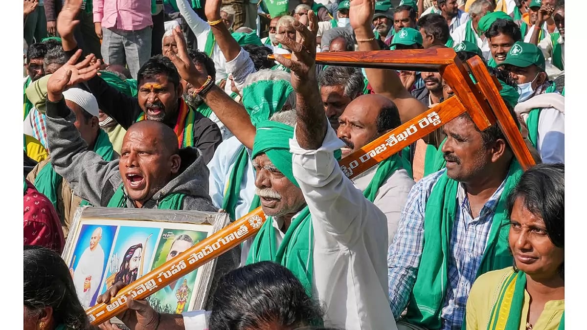Farmers protest in Delhi