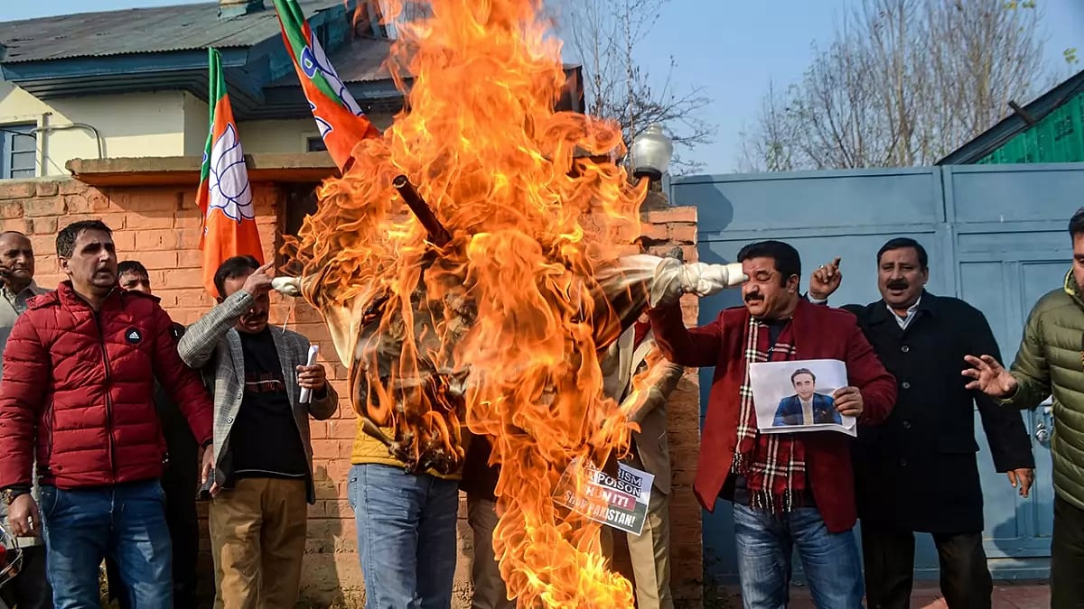 Protest against Bilawal Bhutto
