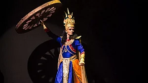 The play ‘18 Days — Dusk Of An Era’ used a combination of traditional and modern art forms.