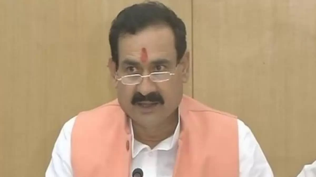 Madhya Pradesh Home Minister Narottam Mishra