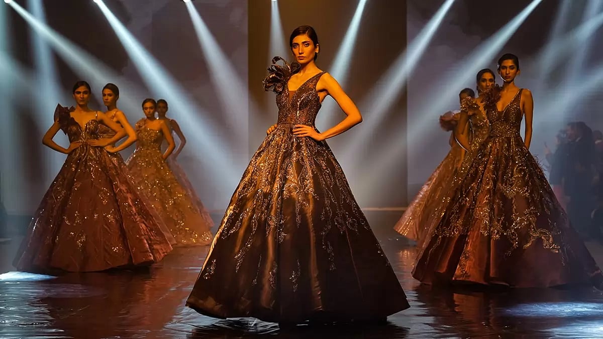 Indian Models On Ramp Models Sashay On The Ramp During A Fashion Show In New Delhi - View ...