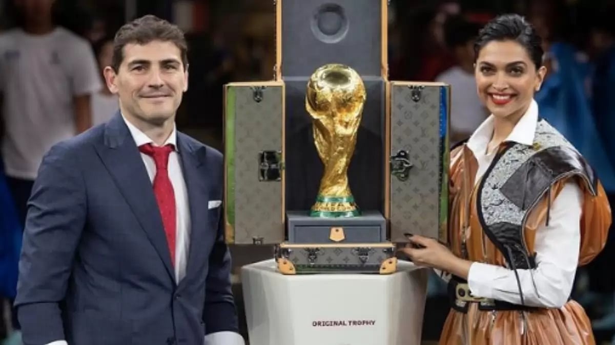Deepika Padukone at the FIFA World Cup finale