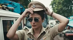 Tabu as a cop in 'Kuttey' trailer