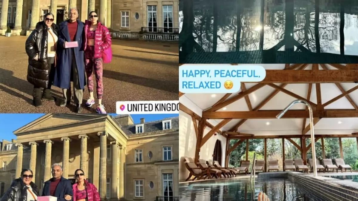 Sara Ali Khan with mom Amrita in the UK