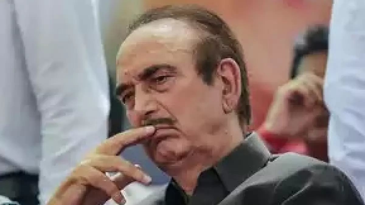 Veteran politician Ghulam Nabi Azad