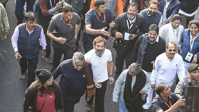 A Group Of Blind Students Group Joins Bharat Jodo Yatra  