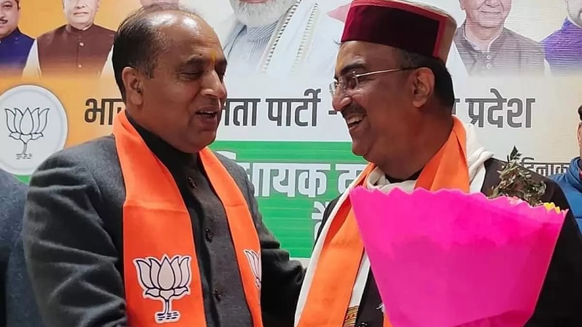 Former Himachal Pradesh CM Jairam Thakur elected as BJP Legislature Party Leader