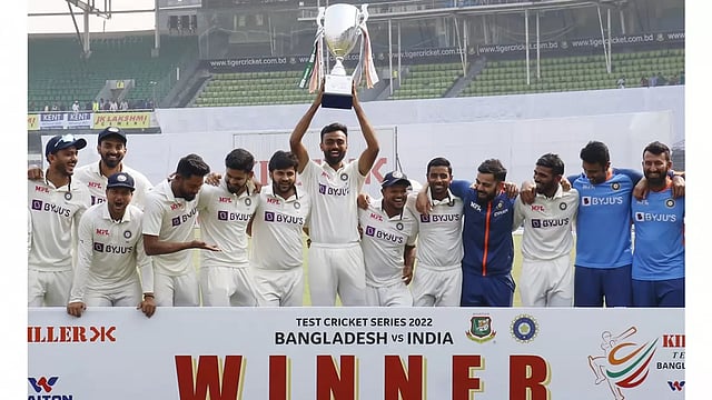 Shreyas Iyer-Ravichandran Ashwin Stitch An Important Partnership As India Win 2nd Test To Seal Series 2-0 - In Pics