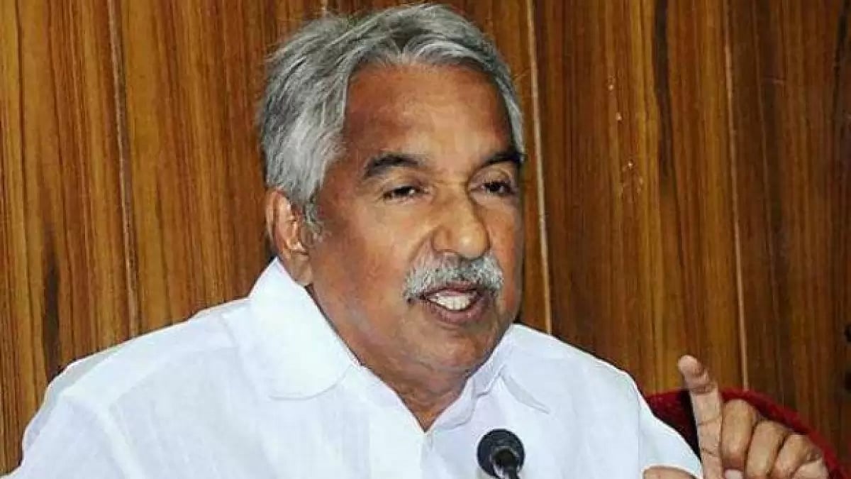 Former Kerala CM Oomen Chandy.