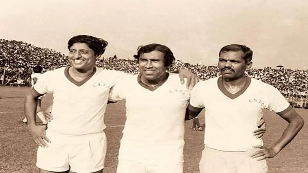 Balaram, right, called it a day on his career in 1963 owing to poor health.